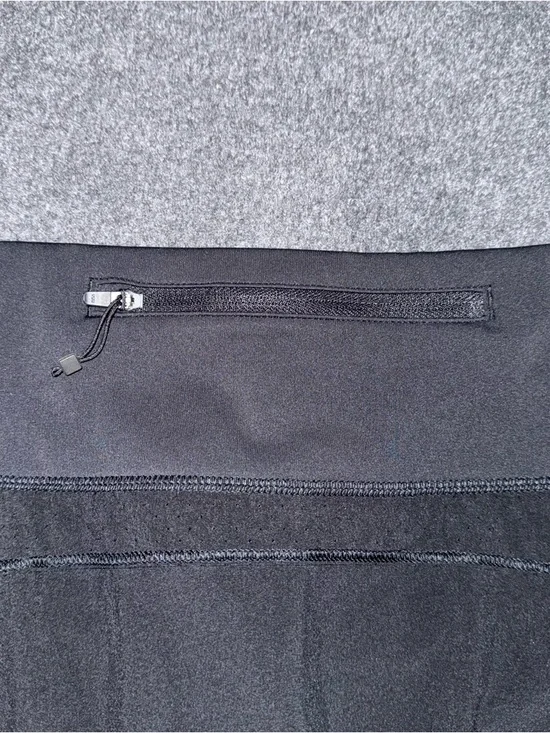 Athleta Run With It Skort High Rise 14" Black Size XL Athleisure Tennis Sporty - Picture 3 of 8